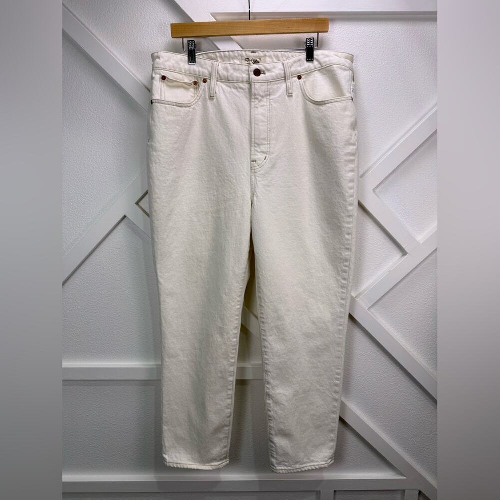 Madewell The Perfect Vintage Crop Jean in Cloud Lining Size 33 - Picture 2 of 12